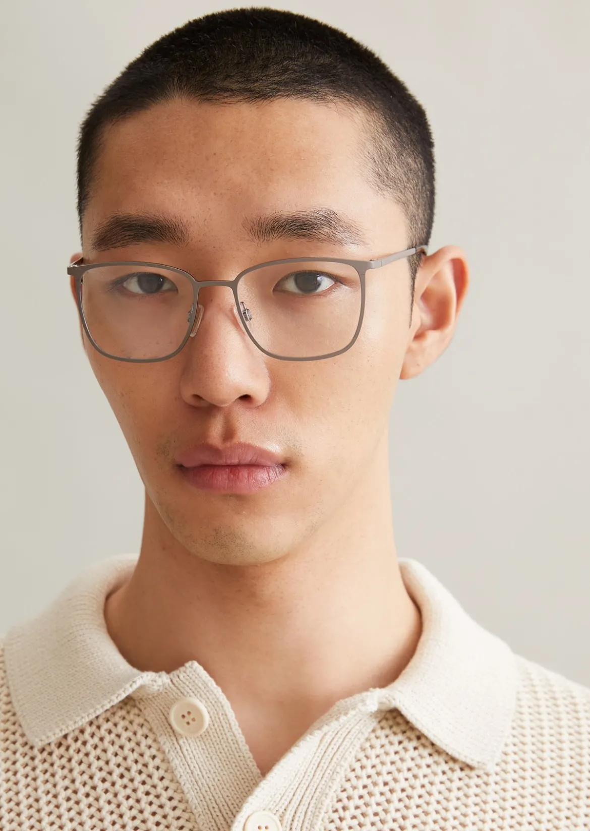 Herren-Brille aus leichtem Metall