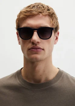 Herren-Sonnenbrille aus leichtem Bio-Acetat
