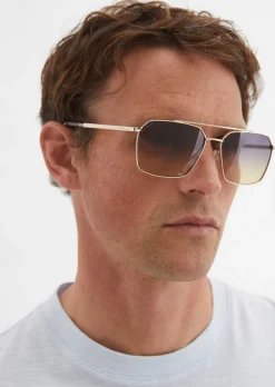 Herren-Sonnenbrille aus leichtem Metall