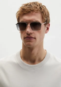 Herren-Sonnenbrille aus leichtem Metall