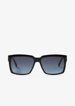 Herren-Sonnenbrille in moderner rechteckiger Form