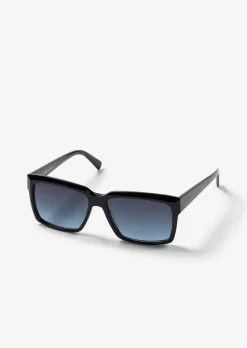 Herren-Sonnenbrille in moderner rechteckiger Form
