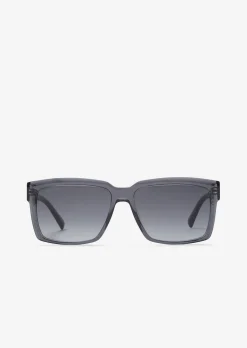 Herren-Sonnenbrille in moderner rechteckiger Form
