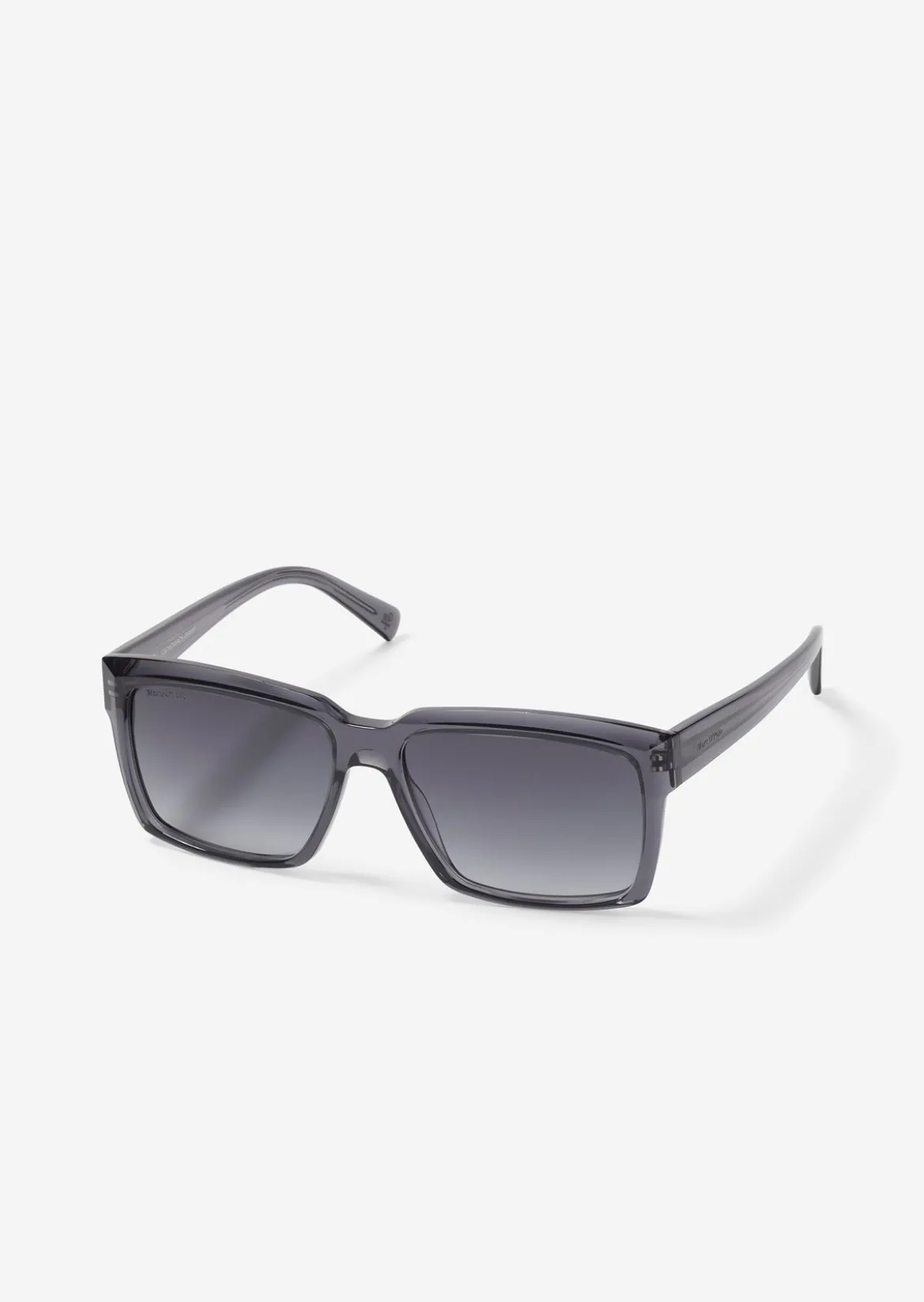 Herren-Sonnenbrille in moderner rechteckiger Form