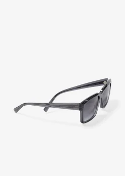 Herren-Sonnenbrille in moderner rechteckiger Form