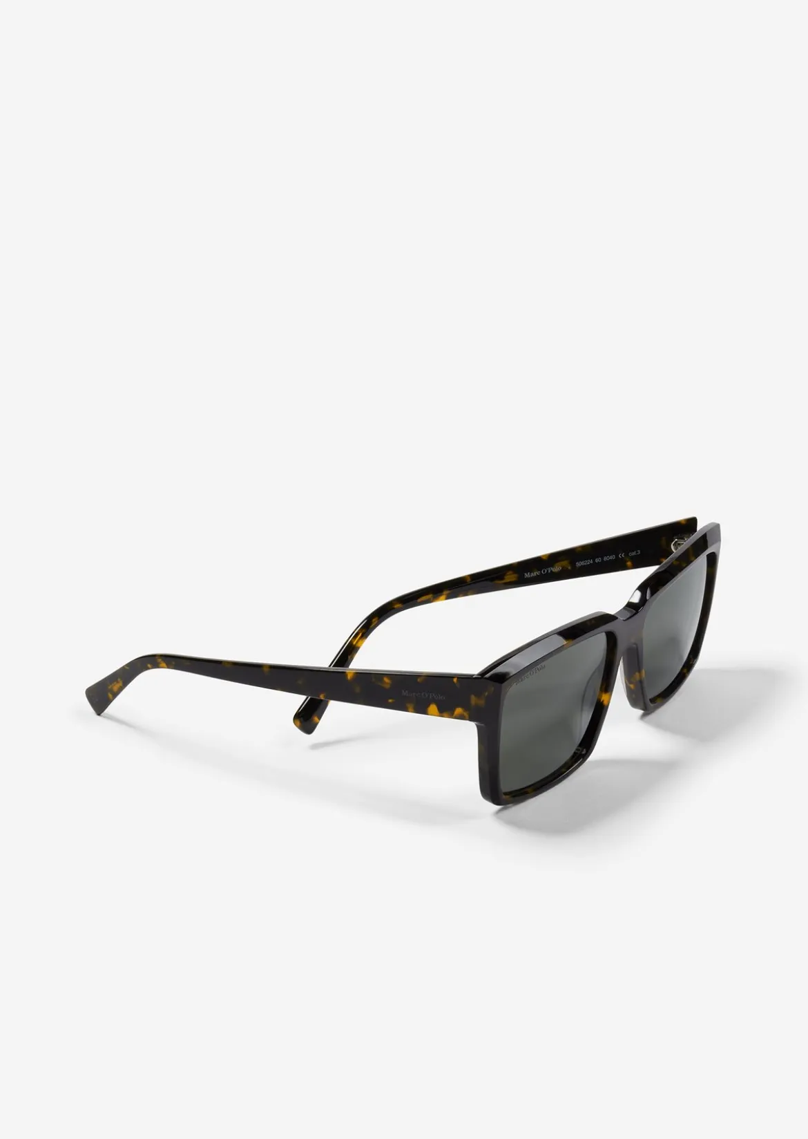 Herren-Sonnenbrille in moderner rechteckiger Form