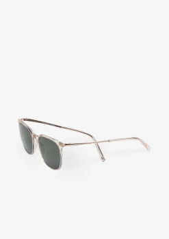 Herren-Sonnenbrille mit schmalem Acetat-Rahmen