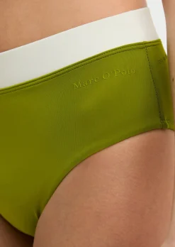High-Waist Bikini-Slip aus recyceltem Material