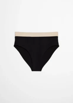 High-Waist Bikini-Slip aus recyceltem Material