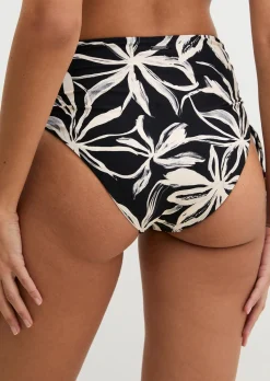 High-Waist Bikini-Slip mit Beads-Details
