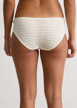 Hipster-Panty mit Streifen-Struktur