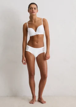 Hipster-Panty mit zarter Spitze