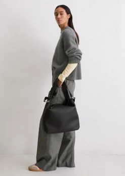 Hobo Bag aus einer Lederalternative aus recyceltem Polyester