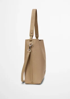 Hobo Bag medium aus genarbtem Rindleder