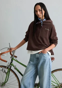 Hoodie oversize aus softem French Terry