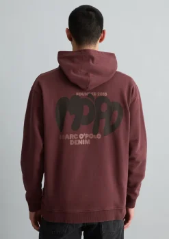 Hoodie relaxed aus recycelter Baumwolle