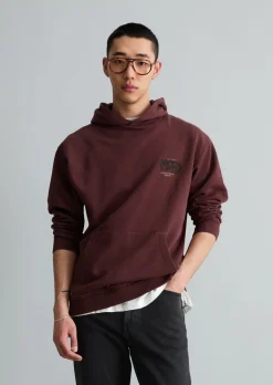 Hoodie relaxed aus recycelter Baumwolle
