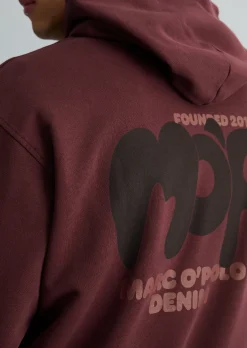 Hoodie relaxed aus recycelter Baumwolle