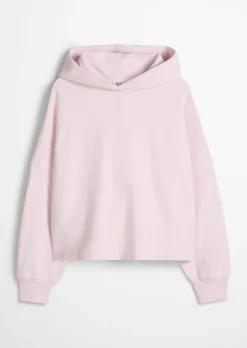 Hoodie relaxed garment-dyed mit recycelter Baumwolle