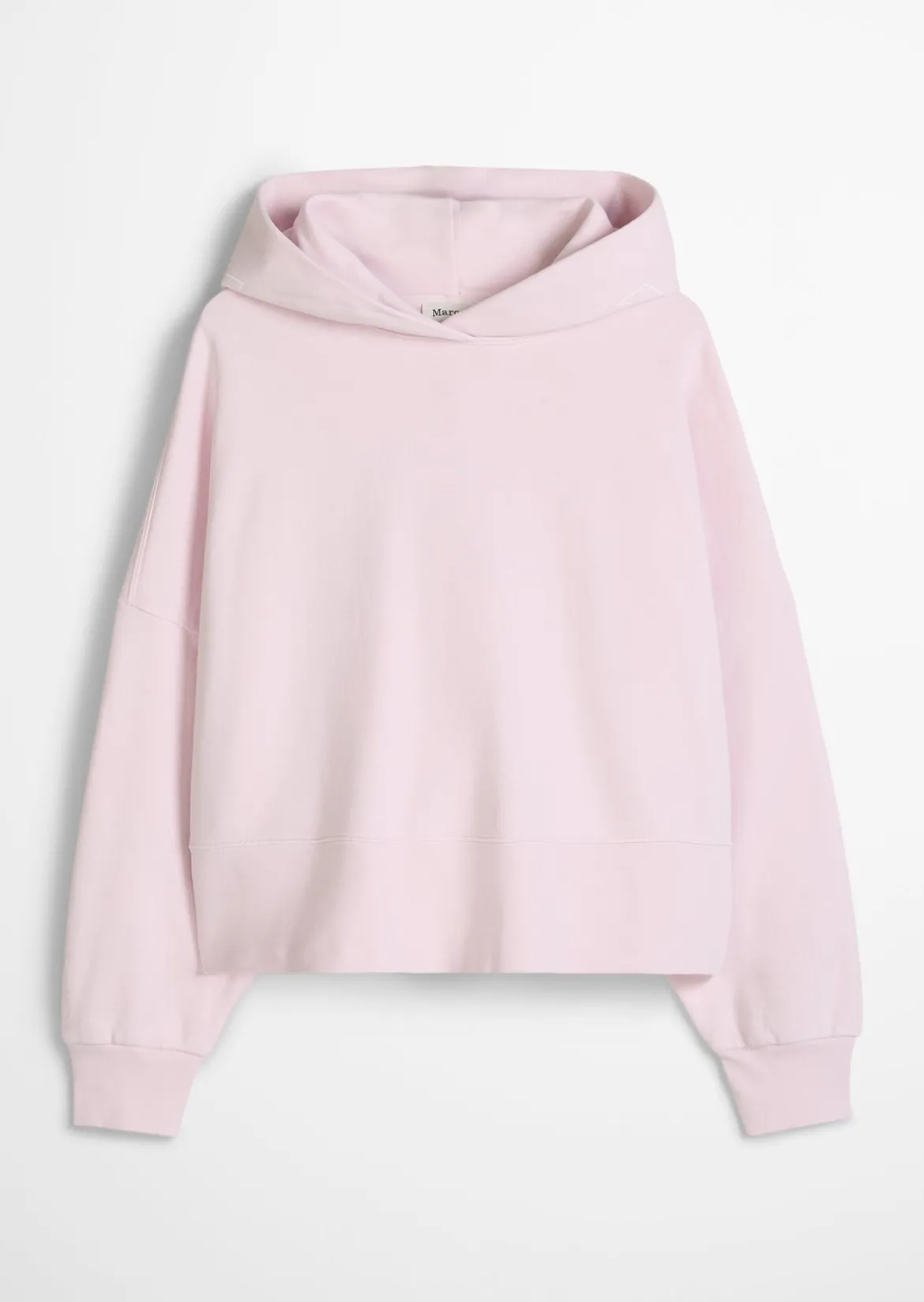 Hoodie relaxed garment-dyed mit recycelter Baumwolle