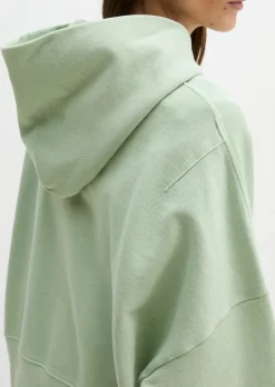 Hoodie relaxed garment-dyed mit recycelter Baumwolle