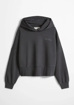 Hoodie relaxed mit recycelter Baumwolle