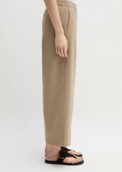 Hose im Culotte-Stil aus Schurwolle-Mix