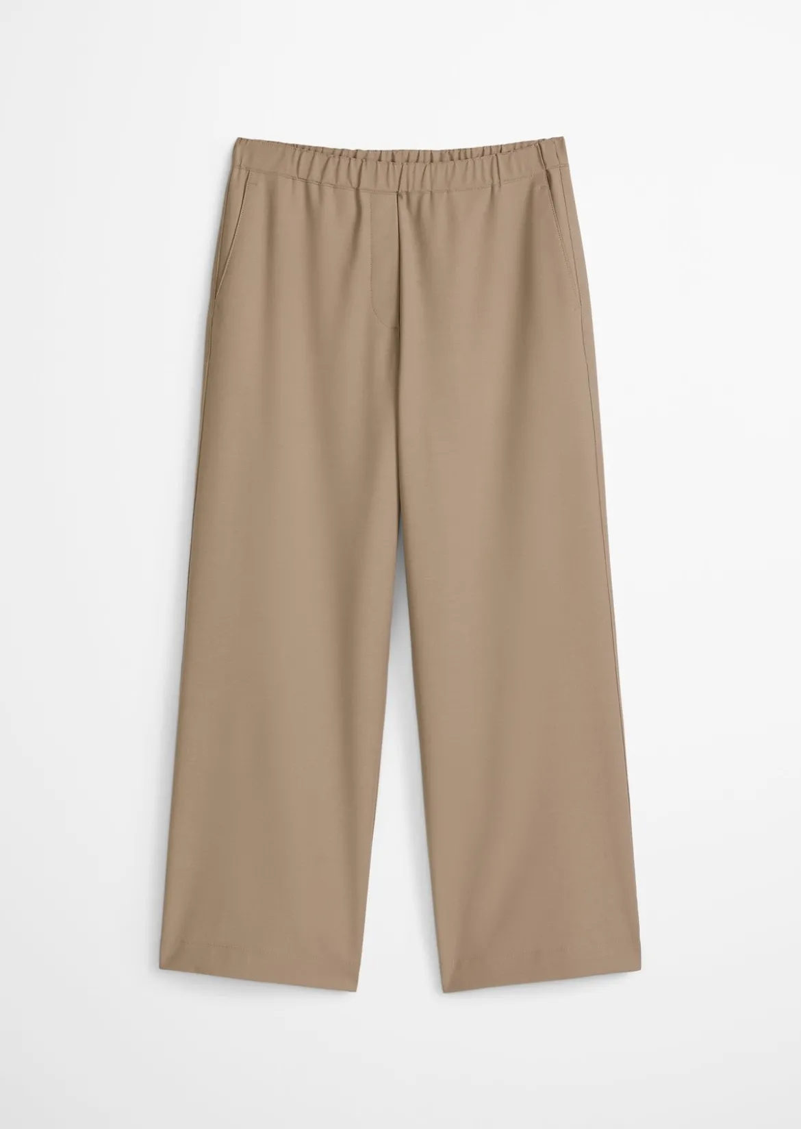 Hose im Culotte-Stil aus Schurwolle-Mix