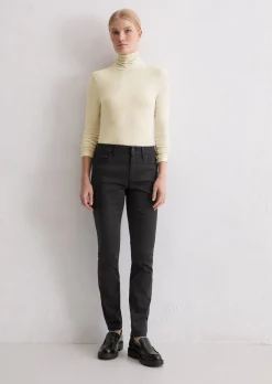 Hose Model Alby slim aus Smooth Sateen Stretch