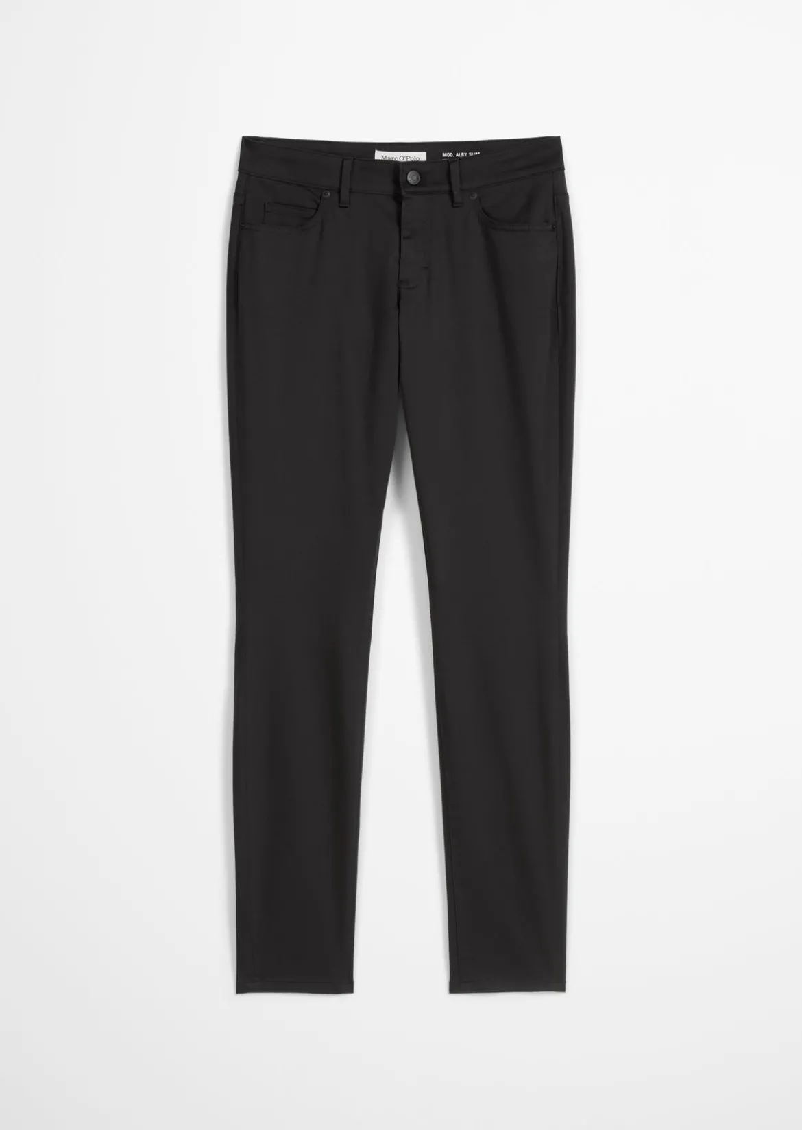 Hose Model Alby slim aus Smooth Sateen Stretch