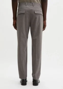 Hose Model Belsbo pleats relaxed aus sommerlichem Woll-Mix
