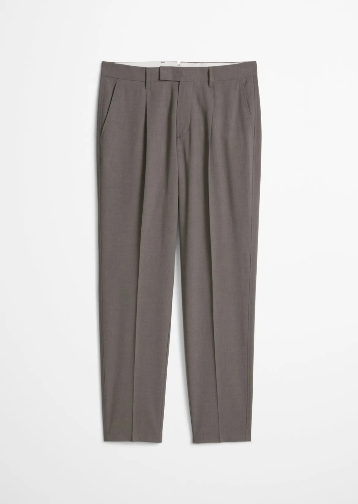 Hose Model Belsbo pleats relaxed aus sommerlichem Woll-Mix