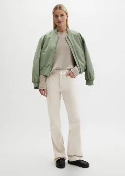 Hose Model Kiruna flared aus Brushed Cotton Twill