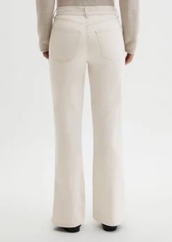 Hose Model Kiruna flared aus Brushed Cotton Twill