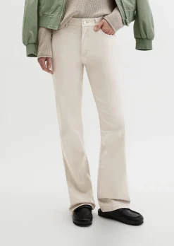 Hose Model Kiruna flared aus Brushed Cotton Twill