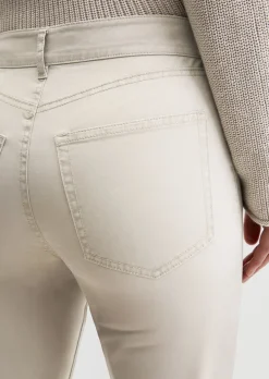 Hose Model Kiruna flared aus Brushed Cotton Twill