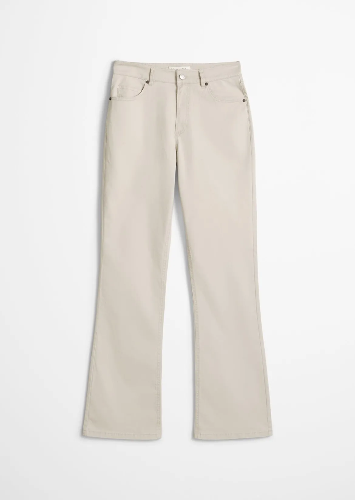 Hose Model Kiruna flared aus Brushed Cotton Twill