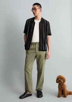 Hose Model Malte relaxed aus Bio-Baumwolle und Leinen