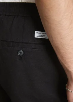 Hose Model Malte relaxed aus Bio-Baumwolle und Leinen
