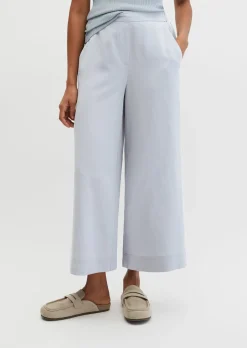 Hose Model Margo wide aus Lyocell-Leinen-Mix