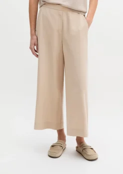 Hose Model Margo wide aus Lyocell-Leinen-Mix