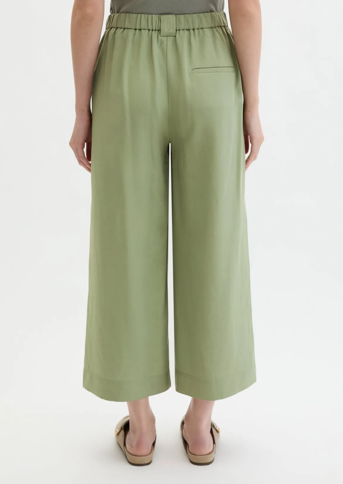 Hose Model Margo wide aus Lyocell-Leinen-Mix