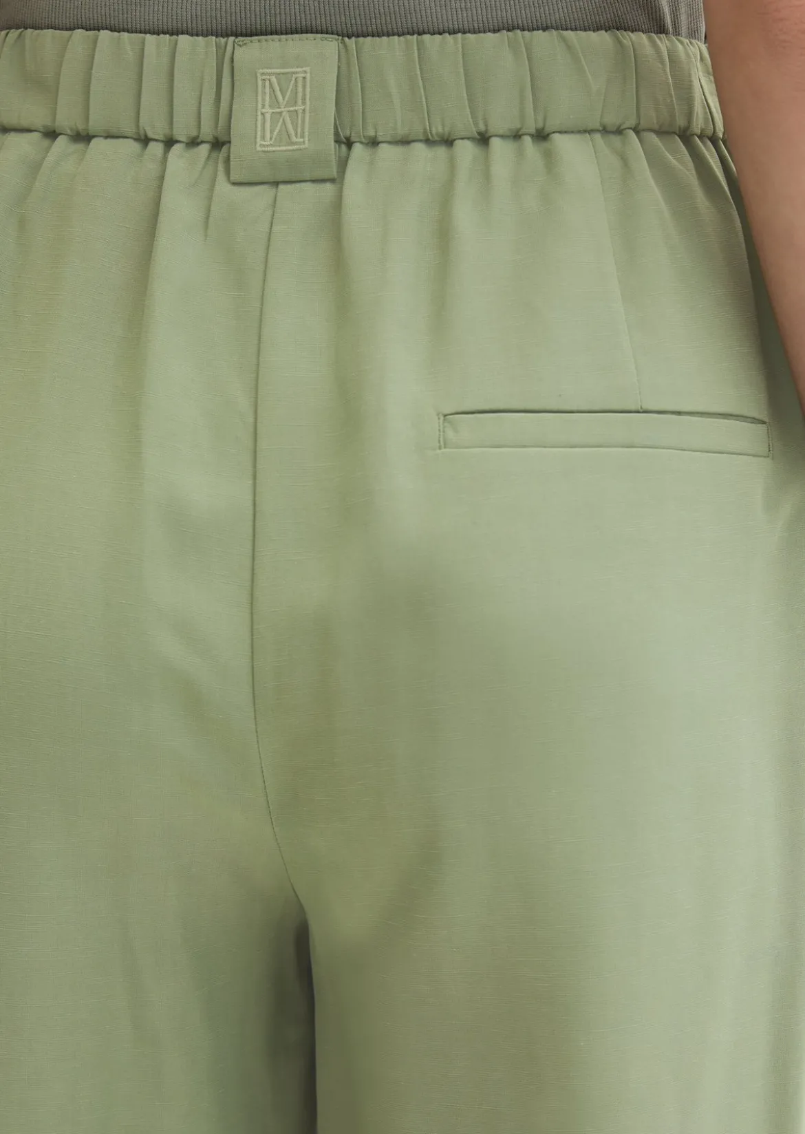 Hose Model Margo wide aus Lyocell-Leinen-Mix
