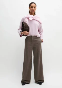 Hose Model Margo wide aus Organic Cotton-Twill
