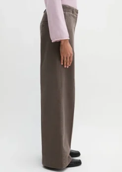 Hose Model Margo wide aus Organic Cotton-Twill