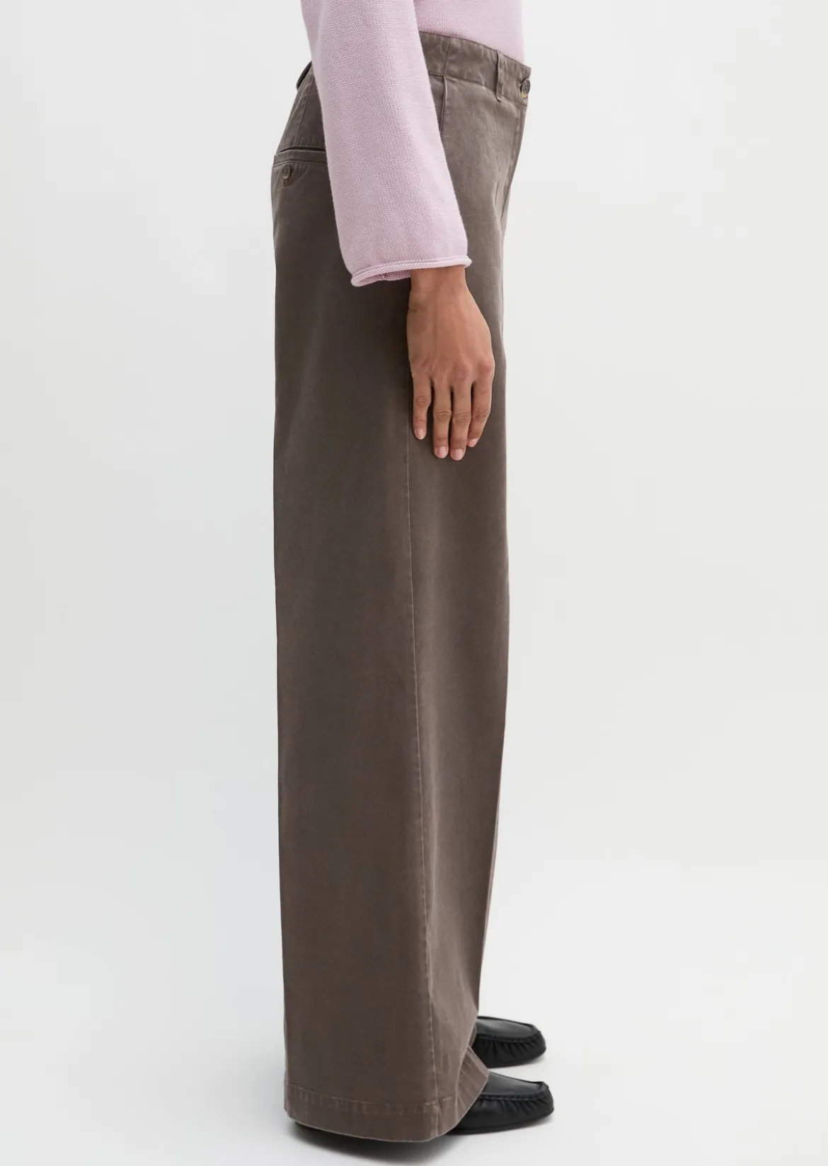 Hose Model Margo wide aus Organic Cotton-Twill