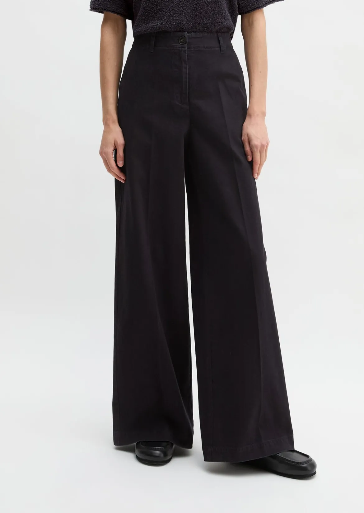Hose Model Margo wide aus Organic Cotton-Twill