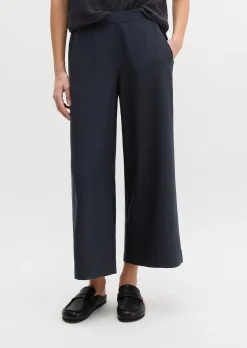 Hose Model Margo wide aus Lyocell-Leinen-Mix
