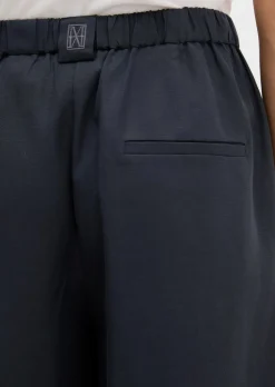 Hose Model Margo wide aus Lyocell-Leinen-Mix