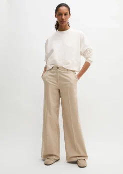 Hose Model Margo wide aus Organic Cotton-Twill